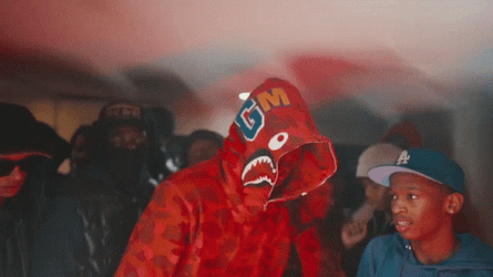 Kyle Richh Holding Gun GIF