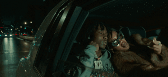 Kyle Richh With His Girlfriend GIF