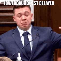 Kyle Rittenhouse Tower Bound Test Delayed GIF