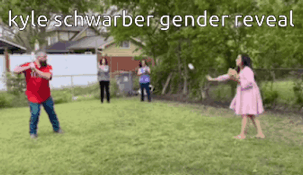 Kyle Schwarber Gender Reveal GIF