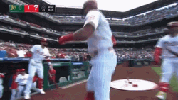 Kyle Schwarber High Five GIF