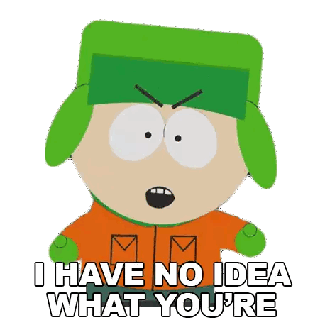 Kyle South Park No Idea What You Re Sticker