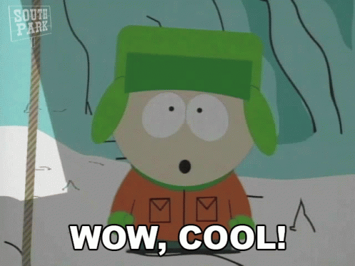 Kyle South Park Saying Wow Cool GIF