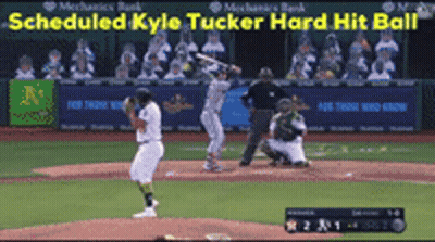 Kyle Tucker Hard Hit Ball GIF