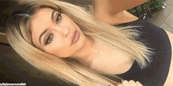 Kylie Jenner Blonde Video Selfie
