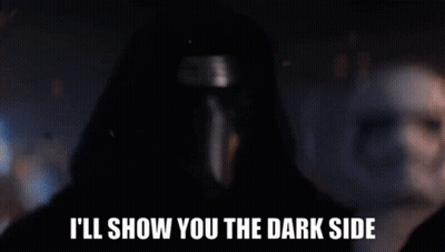 Kylo Ren Saying I'll Show You The Dark Side GIF