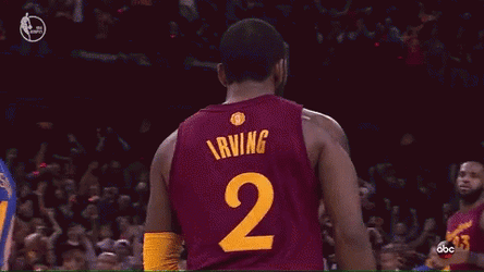 Kyrie Irving Cleveland Cavaliers Spin Tongue GIF