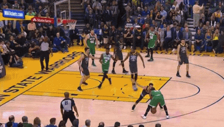 Kyrie Irving Playing Basketball Boston Celtics GIF