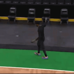 Kyrie Irving TD Garden Sage Burning Ritual GIF