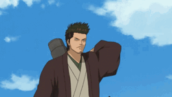 Kyuubei Yagyuu And Isao Kondou Gintama GIF
