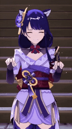 L Dance Raiden Shogun GIF