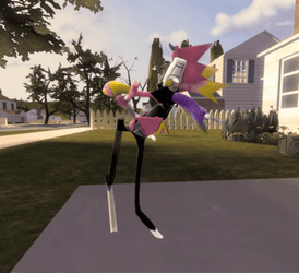 L Dance Weird Character GIF