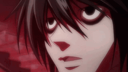 L Death Note Shocked Face GIF