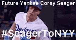 LA Dodgers Corey Seager Future Yankee GIF