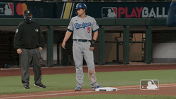 LA Dodgers Corey Seager Game Fist Bump GIF