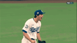 LA Dodgers Corey Seager Hug GIF