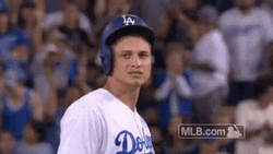 LA Dodgers Corey Seager Ouch GIF