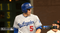 LA Dodgers Corey Seager Smile GIF