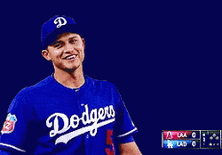 LA Dodgers Corey Seager Smile GIF