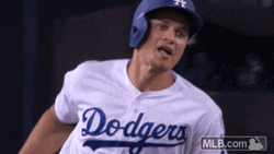 LA Dodgers Game Corey Seager  GIF