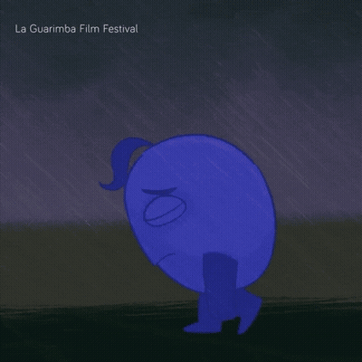 La Guarimba Film Festival Blue Cartoon Character GIF