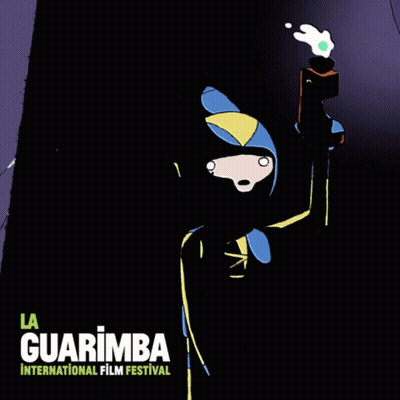 La Guarimba Film Festival Cartoon Holding Torch GIF