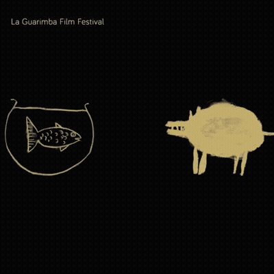 La Guarimba Film Festival Poster Fish And Pig GIF