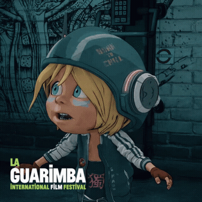 La Guarimba International Film Festival Cartoon Character Poster GIF