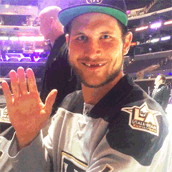  LA Kings Kyle Frank Clifford British Teeth  GIF