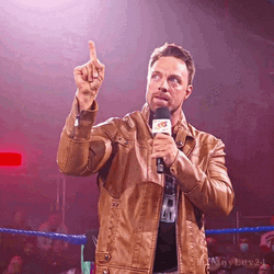 La Knight Brown Jacket Black Shirt GIF