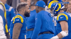 La Rams John Matthew Stafford Hug GIF