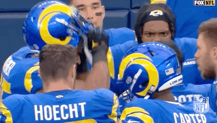 La Rams Players Gets Intense GIF