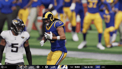 LA Rams Vs Jax Football Game GIF