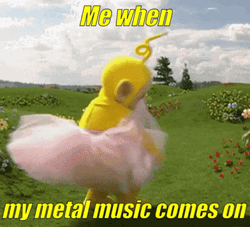 LaaLaa Gettting Crazy In Mosh Pit Meme GIF
