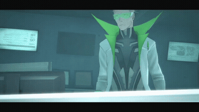 Lab Coat Man Green Collar Sign 40 60 GIF