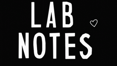 Lab Notes On Black Background GIF