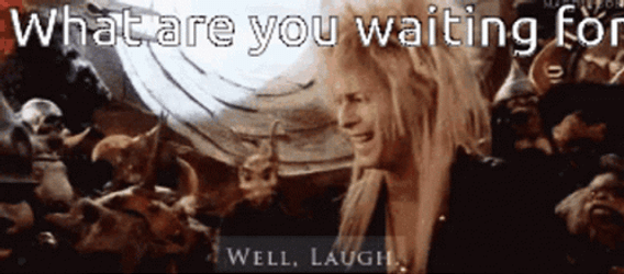 Labyrinth What Are You Waiting For GIF