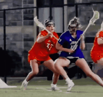 Lacrosse Player Number 37 Being Tackled GIF