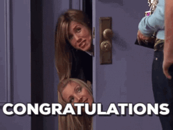 Ladies Peeking At Door Well Done Congratulations GIF