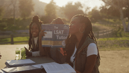 Ladies Studying For Bar Exam Together GIF