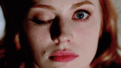 Lady Blinking Each Eye Alternately GIF