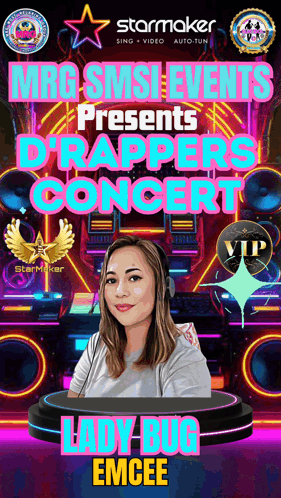 Lady Bug Emcee Concert GIF