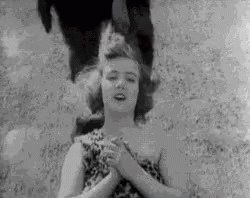 Lady Caveman Pulled By Hair GIF