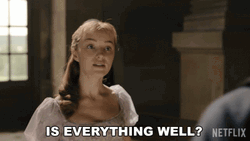 Lady Daphne Bridgerton Curious If Everything Is Fine GIF