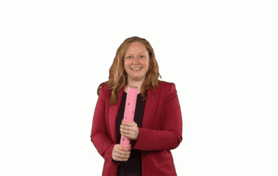 Lady Fire The Confetti Cannon GIF