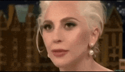 Lady Gaga Blinking Eyes During Tv Guesting GIF