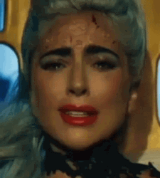 Lady Gaga Face Turning To Monster GIF