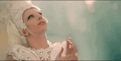Lady Gaga Looking Up Praying Meme GIF