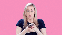 Lady Getting Crazy On Best Smartphone  GIF