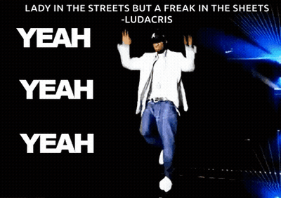 Lady In Streets Freak In Sheets GIF